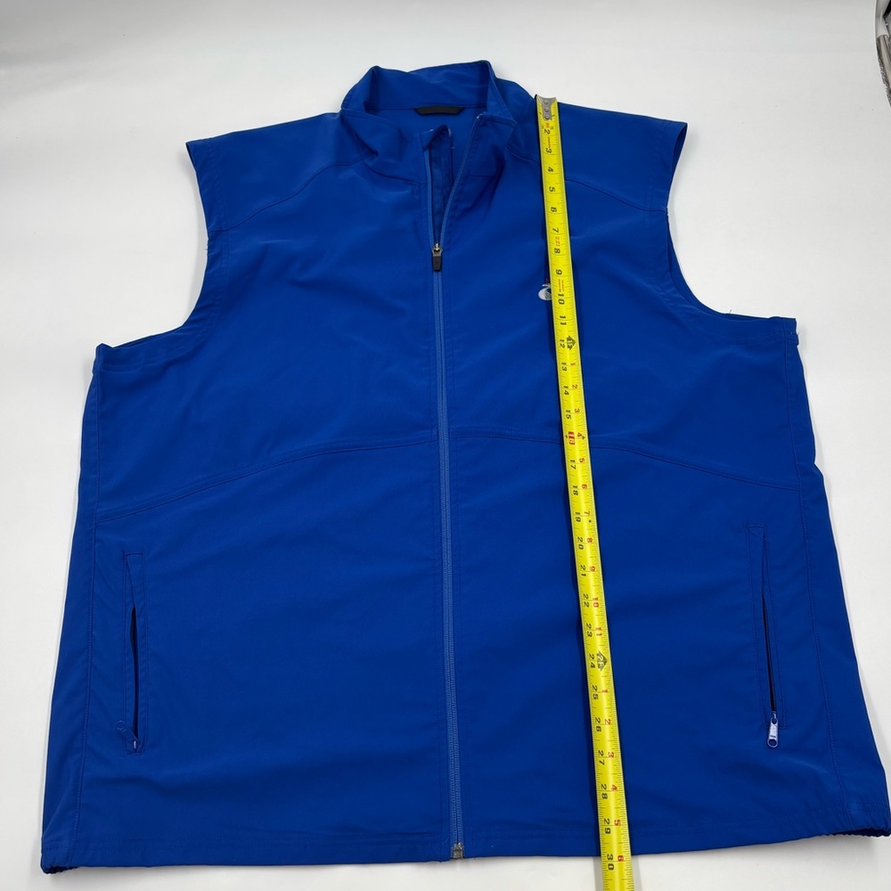 Zero Restriction Men's Tour Series XXL‎ Blue Polyester Canyon Zip Up Vest - Picture 4 of 7